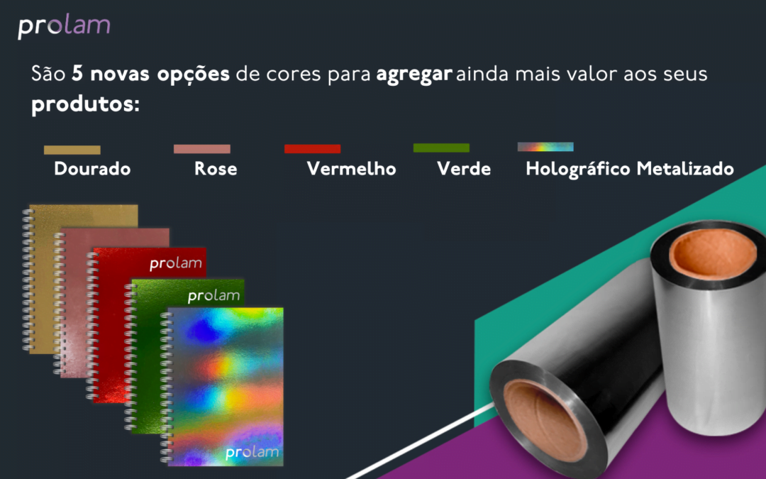 Destaque com Sofisticação: Conheça o PET Metalizado Colorido da Prolam